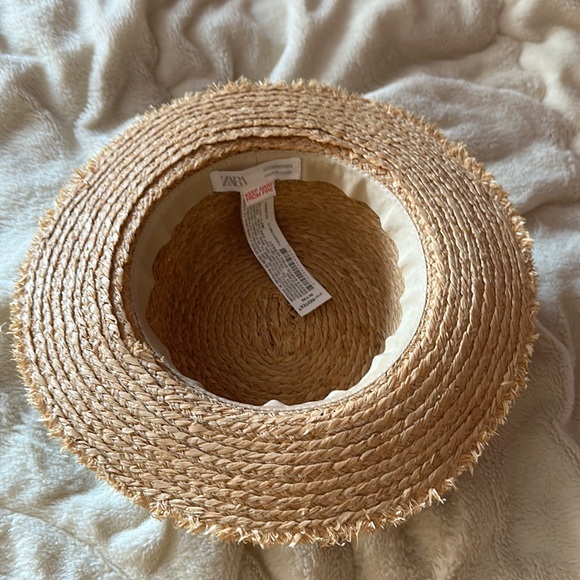 Zara straw summer beach hat for toddlers 3-6 years old one size - Picture 7 of 7